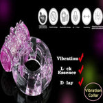 Vibrating Cock Ring Male Sex Toys For Couples, 2Pcs Penis Ring Vibrator Clitoral Stimulator For Enhance Men Sex Games, Silicone Cockring Prostate Massager Penis Vibrator Adult Sex Toys For Men