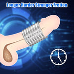 Stainless Steel Male Cock Ring Glans Ring, Delayed Ejaculation Metal Penis Ring for Male,Sex Toys for Man,32mm