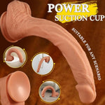 17.5Inch Super Long Dildo, Realistic Silicone Large Anal Dildos With Small Glans For G-Spot Stimulator & Anal Trainer, Flexible Thick Xxl Dildo With Suction Cup Huge Anal Plug Toy For Women Men Gay