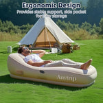 Inflatable Couch Air Sofa Blow Up Lounger With Built-In Pump,Portable Self-Inflating Lounge Chair For Home Camping Traveling Outdoor