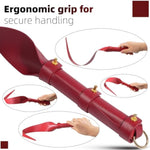 Leather Spanking Paddle For Adults Bdsm Paddle Whip For Bondage And Discipline Play Red Sex Toy For Couples