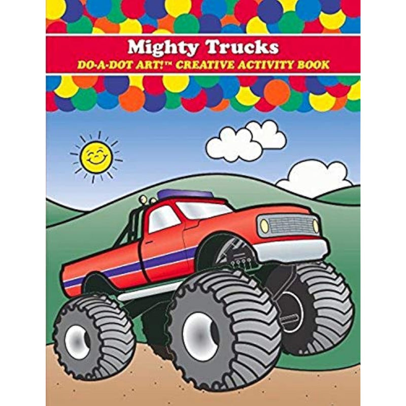 Mighty Trucks Do-A-Dot Art Coloring and Activity Book for Kids