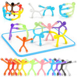 24Pcs Magnetic People, Magnet Men With White Board Fridge Magnets Sensory Fidget Toys For Classroom Prize Goodie Bag Stuffers