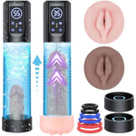 Penis Pump Male Sex Toys - 12 Smart Modes Water Penis Enlarger Extender Electric Dick Pump Male Masturbator Waterproof Cock Pump Erection Pump Device Adult Sex Toys For Men Penis Sleeve Ring Extension