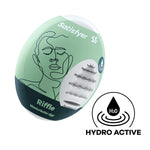 Masturbator Egg - Stroker For Male Masturbation, Portable Pleasure Sleeve, Super-Stretchy, No Lubricant Required, Disposable, Single-Use (Riffle)