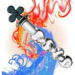 Glass Dildo Crystal Penis Glass Pleasure Wand Female Masturbator Sex Toy,Novelties Glass Dildo Crystal Penis Glass Wand G-Spot Stimulation Female Masturbator For Women And Couples(Style 3)