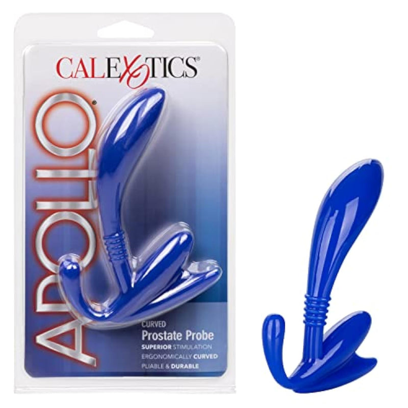 Apollo Curved Prostate Probes, Blue
