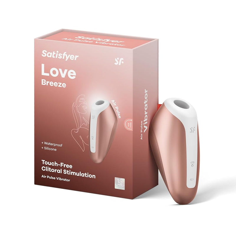Love Breeze Vibrator Sex Toy | Adult Toys For Women | Clitoral Airpulse Vibrator | Vibrating Sexual Pleasure Device | Stimulation Vibrators | Female Wellness Tools | Woman Sextoy (Orange)