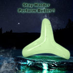 Silicone Penis Ring For Men, 3 In 1 Ultra Soft Stretchy Cock Ring Penis Enlargers Erect Support Ring, Sex Toy For Men, Main Inner-Diameter 1.6", Luminous