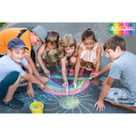 60 Pack Jumbo Sidewalk Chalk, Washable Neon Colors for Outdoor Kids Art
