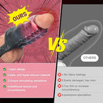 Monster Penis Sleeve Cock Sleeve With Cock Ring, Male Sex Toys Enhance Male Endurance, Reusable Penis Extender, Elastic Silicone Penis Ring To Enlarge Prolong For Men & Couples