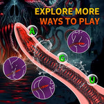 12.2 in Long Tentacle Dildo-Large Butt Plug-Suction Cup-Monster Tentacle Anal Sex Toys-Fantasy Silicone Anal Dildo for Women Men Couples-Prostate Dildo&Gay Sex Toys-FB016 (S)