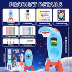 Kids Drawing Projector Toy with 24 Color Pens for Boys and Girls Ages 3-8