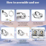 Stainless Steel Male Chastity Cage, Small Chastity Device Cock Cgae With 2 Keys & Invisible Lock, Bondage Gear & Accessories Adult Sex Toy For Men (51Mm/2.01In)