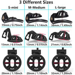 2022 Super Small Penis Ring Sissy Chastity Cage,Locked In Male Chastity Device With 4 Base Ring (S-Mini, Pink)