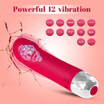 Vibrator Sex Toys For Famale - Bullet Clitoral Vibrator With Ring - Sex Toys With 10 Vibration Mode Bullet Vibrators For Women And Couple?Red?