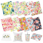 Floral Sublimation Transfer Ink Paper, 10 Sheets, 12 x 10in