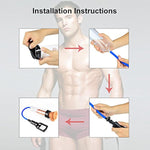 Penis Pump Manual Male Enlargement Cock Pump Enlarger Extend Device Suction Air Pressure Bdsm Adult Male Sex Toys For Men Stronger Bigger Air Pleasure Device