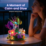 Butterfly Building Set with Light and Moving Wings, Perfect for Relaxation and Creativity