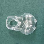 Male Ball Stretcher Scrotum Ring Ball Erection Enhancer Penis Cock Ring Scrotum Pouch Enhancer Delay Sex Toys For Men Bdsm (Transparency)