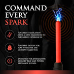 Electro Stimulation Wand with Dual Metal Tips and Loud Zapping Sound