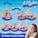 Ocean Flower Garden Building Toy For Toddlers 3-7 Years Old - Educational Stem Gifts For Girls Age 3 4 5 6 7, Diy Kids Sea Animal Coral Stacking Set, 120+ Pcs Preschool Learning Activity Kit