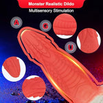 Monster Realistic Dildo Adult Sex Toys For Women?Dragon Silicone Fantasy Dildo With Strong Suction Cup?Huge Thick Knot Dildo Anal Prostate Massage For Women Men Gay Couples?8.1''G Spot Adult Toys