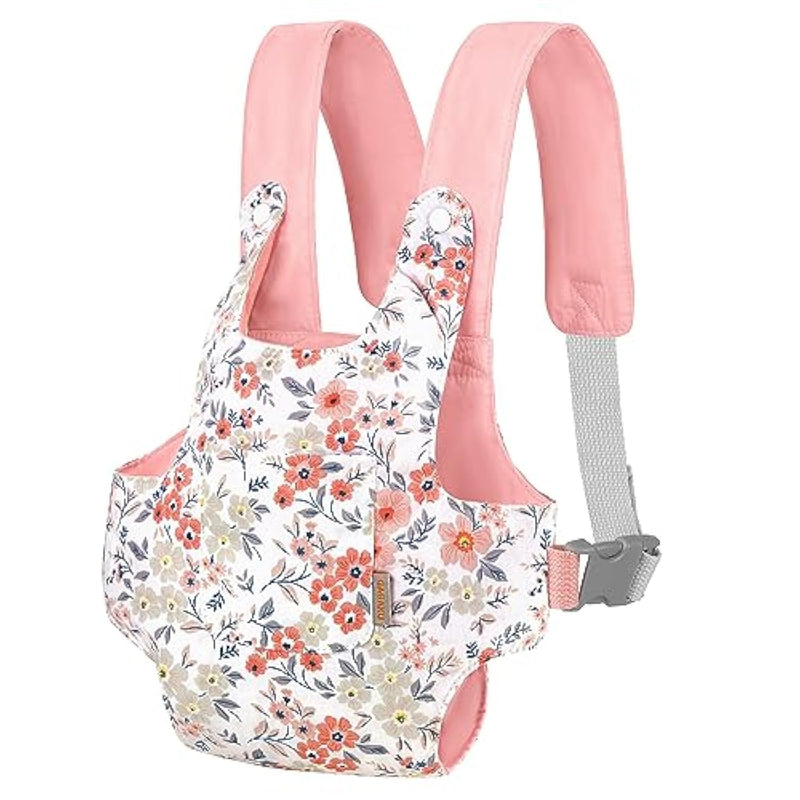 Stuffed Animals Carrier Baby Doll Accessories Holder American Girl Bitty Baby Doll Carrier For Toddler - Pink Wax Flowers