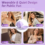 Sex Toys Nipple Vibrator With Straps Public Wearable Nipple Toys For Women Female Discreet App Vibrators, Adult Toys Vibrating Nipple Sucking Sex Toy For Couples Sexual Stimulation Pleasure Device
