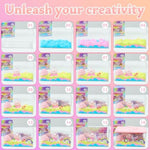 Unicorn Light-Up Terrarium Kit for Kids with Remote, Music & Night Light