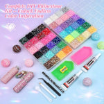 48 Colors 3mm Flatback Resin Jelly Rhinestones, 48000 Pcs