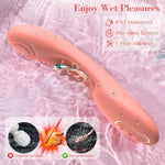 Adult Sex Toys Dildo Vibrator - Clitoral G Spot Dual Stimulate Rabbit Vibrator With 2*9 Intense Vibration Modes, Female Vibrator Vaginal Anal Sex Toys Nipple Clit Massager For Women Couple(Coral Pink)