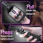 Penis Pump Sex Toys For Men, Adult Toys Manual Vacuum Penis Extender Pump With 2 Silicone Base & 4 Penis Rings & Masturbator, Penis Enlarger Stimulation Device For Enhance Erection Prolong Time