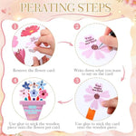 24 Sets Mother's Day Flower Bouquet Craft Kit for Kids, Sunday School & VBS