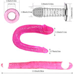 G Spot Dildo Vibrator Anal Plug Beginner Set 17 Pcs Butt Plugs Sex Toy Training Kit- G Spot For Beginner Adult Unisex Women And Men Couple