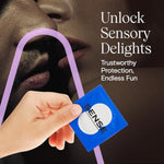 Classic Latex Condoms For Extra Comfort & Enhanced Sensitivity - Silky Smooth, Lubricated Condoms - Electronically Tested Condom, Non Toxic, Vegan, Hypoallergenic Condom For Men, 12 Pack