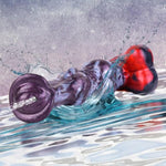 Squirting Horse Dildo 2 Large Knot Suction Cup Strong Ejaculating Toy 10.2 Inch Thick Realistic Soft Silicone Animal Dildo Fake Penis Xl Butt Plugs Adult Lesbian Sex Toy For Woman Men Anal Game