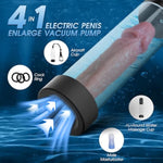 Electric Penis Pump Sex Toys For Men - Male Sex Toy With 5 Suction Modes & 6 Training Modes, Automatic Male Masturbator Mens Sex Toys Pumps & Enlargers, Lcd Adult Toys Pocket Pussy And Penis Ring