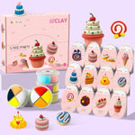 Air Dry Clay Kit, 12 Desserts Modeling Magic Clay for Kids Craft Kit