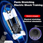 Electrical Stimulation Male Penis Glans Extender Enlargement System Set, Adjustable Stretching Kit Bdsm Sex Toys For Men, Longer Erection Time Wearable Relaxing Massage Penis Training Device