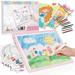LED Drawing Tablet Kit with 15 Inch Pink Light Board for Diamond Painting