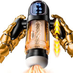 Male Masturbator Penis Pump, Sex Toy For Men With 4 Sucking 6 Vibrating & 9 Thrusting Modes, Sex Toys With 3D Realistic Textured, Male Vibrator Blowjob Sex Machines & Devices Lcd Display With Handle