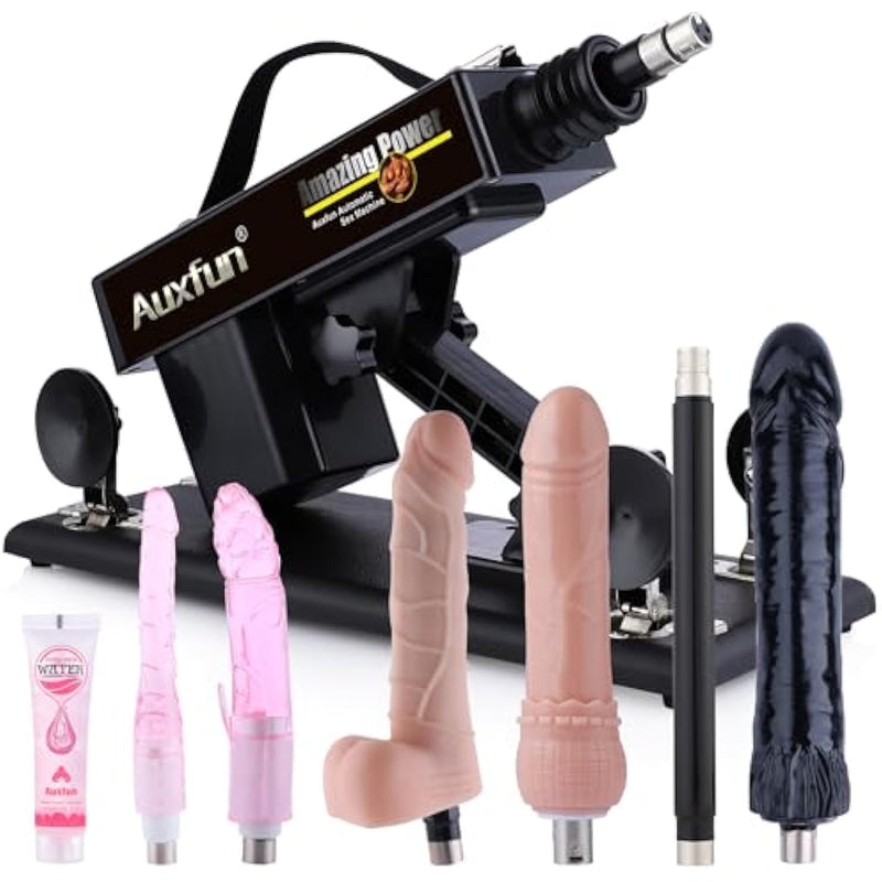 Sex Machine Automatic Love Machine,Thrusting Fuck Machine With 3Xlr Connector Juguetes Sexuales Hands Free,Sex Toys Couple Adult Toys For Men&Women With 6 Attachments