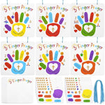 36 Set Five-Finger Prayer Bible Craft Kit with Handprint Stickers