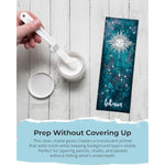Boutique Quality Clear Gesso Primer for Acrylic Painting and Mixed Media Art, 8 oz Jar