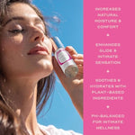 Hemp Liquid Glide, 100Ml | Personal Lubricant For Women & Couples | Water Based, W/Aloe, Paraben & Fragrance Free | Intimate Moisturizing Feminine Lube