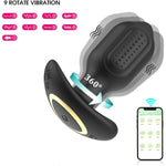 360° Rotation Adult Sex Toys For Men Prostate Massager, Silicone Anal Vibrators 9 Modes Vibrating, Anal Plug Vibrating Butt Plug Sex Toy, Anal Vibrator Women Men Couples,Thrusting Anal Plug Male