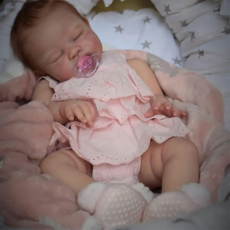 Realistic Reborn Baby Dolls August 20 Inch Lifelike Newborn Sleeping Girl H