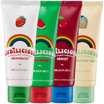 Lubilicious Flavored Lube 4 Pack: Edible Lube & Flavored Lubricants For Privacy Delicious Lubes Variety