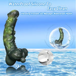 Monster Prostate Massager Dildo Sex Adult Toys,Stimulater Vibrating Wand For G-Spot Clitoral Nipple Anal Waterproof, Realistic Texture Dildo Sex Toys For Women Couple Gay(Green)
